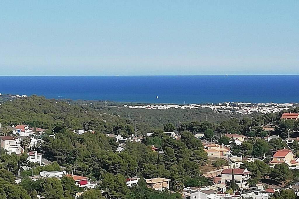 クニット Mas Del Vent- Barbacoa, Jardin, Piscina Privada Y Vistas A Marヴィラ エクステリア 写真